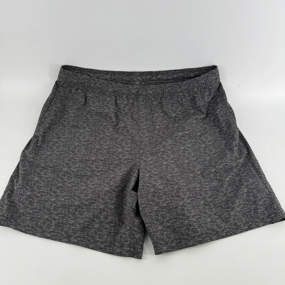 Chubbies Mens XL Grey Heathered 7 Inch Inseam Lined Athletic Gym Shorts